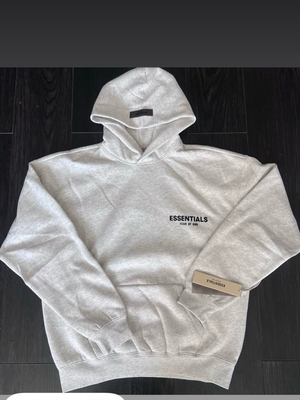 Fear of God Essentials Hoodie in Light Gray